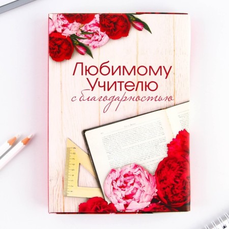 Diary in the gift box "Teacher Diaries", A5 format, 80 sheets, solid cover-9