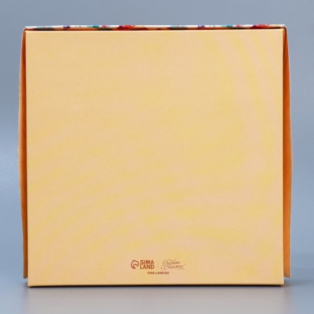 Confectionery packaging, a box with lamination "for you", 20 x 20 x 4 cm-3