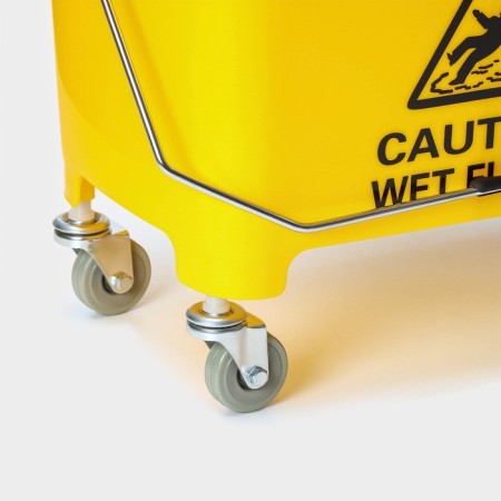 A bucket with mechanical spin on wheels, 20 liters-1