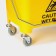 A bucket with mechanical spin on wheels, 20 liters
