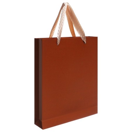 Organizer on the rings of A6+, 80 sheets, leatherette, with a stream, a line, with a handle, in a gift box, brown-13