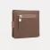 Wallet on the button, brown color