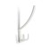 Hook furniture tundra TKT001, three -rod, white