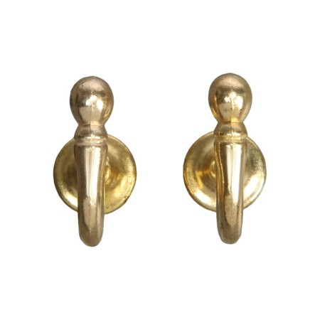 Hook for curtains ks003, one -rod, color gold-1