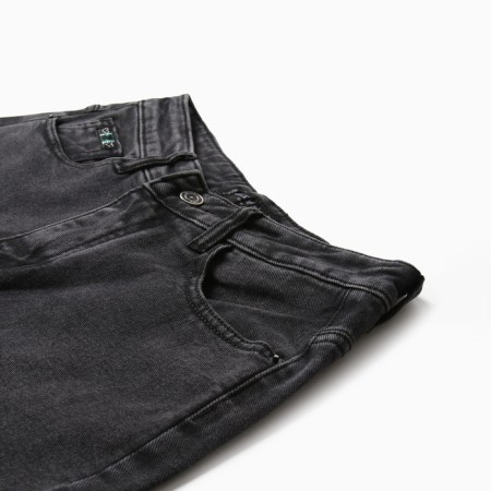 Jeans insulated female, gray color, size 28 (44)-1