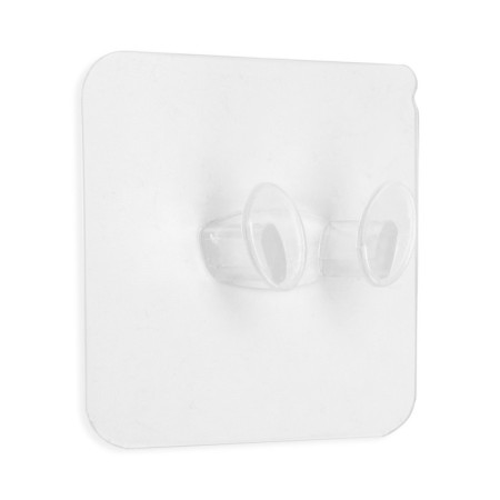Holder with an adhesive surface of the tundra, 60x60 mm, for a fork, transparent-11
