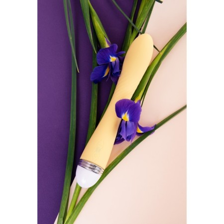 Vibrator Flovetta by Toyfa Calla, silicone, yellow, 22 cm-6