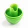 A toy for dry food "Egg", 6.7 cm, green