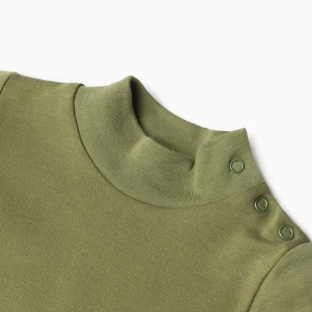 Body baby, with a long sleeve, khaki color, height 68 cm-1