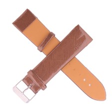 Solomon watch strap, 20 mm, eco-leather, L-15 cm, St. brown