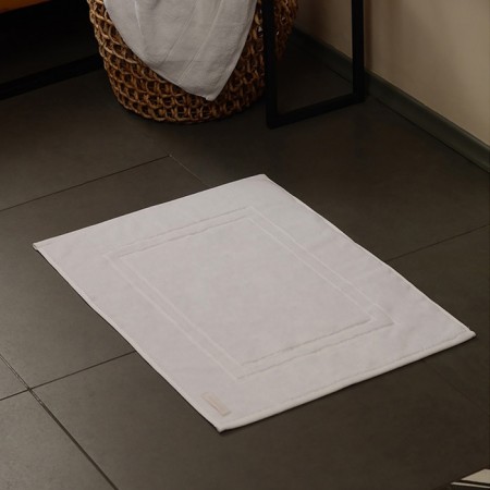 Terrier rug Sl Home: Basic "Blanc de Blanc" 50x70 cm, 100% cotton, 730 g/m2
