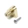 Furniture button “Heart” handle, satin gold color