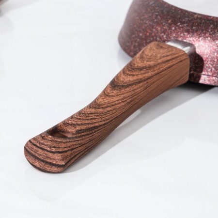 Granit Ultra pan, d = 28 cm, removable handle, anti -stick coating, brown color-3