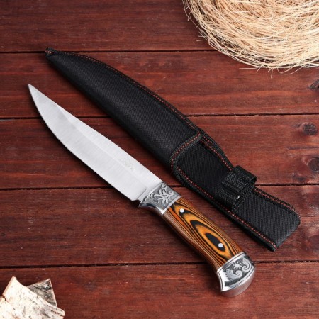 Hunting knife "Leiv" 30cm, blade 176mm/3.4mm, tree-1