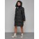 Coat insulated winter female, size 44, black color