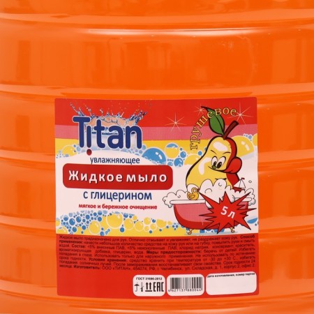 Liquid soap Titan "Grushevoy", 5 liters-1