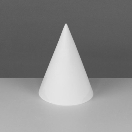 Geometric figure cone, 20 cm (gypsum)