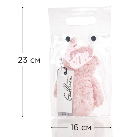 Soft Gulliver toy "Hryusha Willie", pink color, 28 cm-10