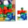 New Year's wooden puzzle "New Year! Fun party"