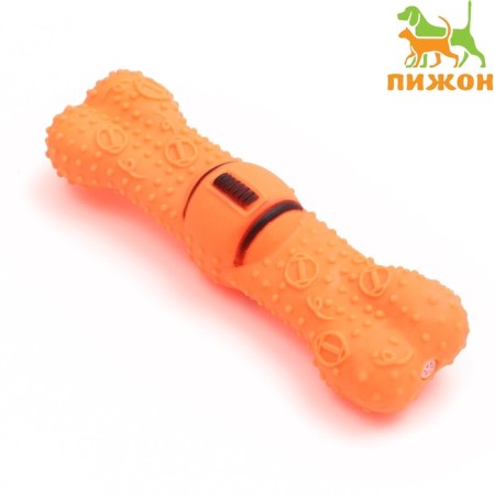Pepperity squeal toy for dogs, 22.5 cm, orange