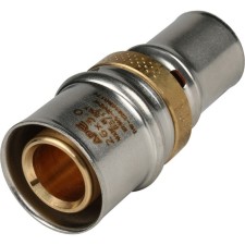 Club-Press Stout SFP-0004-002620, D = 26 x 16 mm, transition, brass