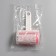 A video for cleaning clothes in a silicone case, 17 × 11 × 6 cm, pink color