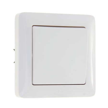 SE switch SE "Hit", 6 A, 1 key, IP20, hidden, white, VS16-133-B