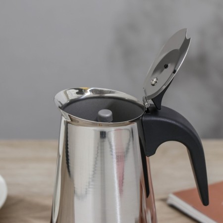 Coffee machine geyser Magistro Classic, 4 cups, 200 ml, stainless steel-1