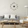 Walls Wall Interior, 3D "Dunbury", silent, sticker, large, D-50 cm