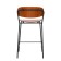 Semi -barbar stool TorFrid, 450 × 520 × 890 mm, nut color