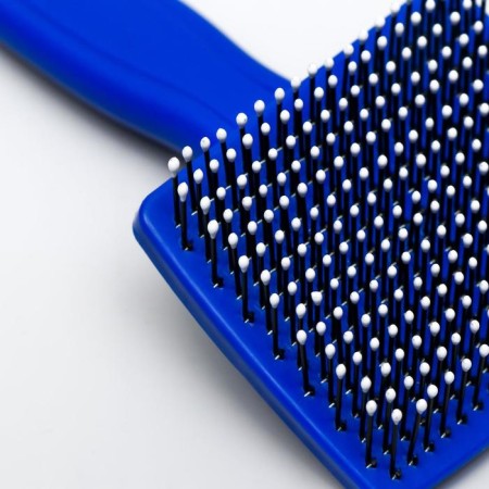 Pucoding plastic soft with rounded teeth, small, 6 x 13.5 cm, blue-3