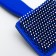 Pucoding plastic soft with rounded teeth, small, 6 x 13.5 cm, blue