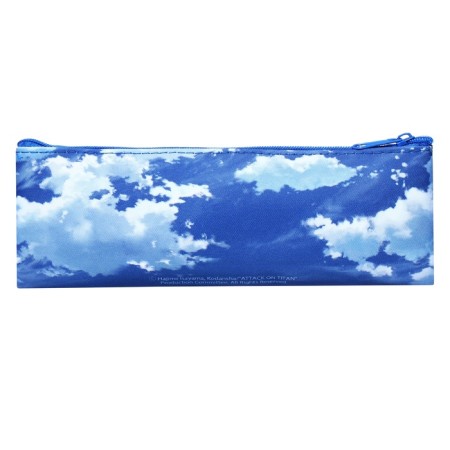 Penal soft, 1 compartment 75 x 195 mm, flat, Hatber, "Titans attack" Blue NPK_64192-2