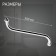 Pour for the Zein mixer, S-shaped, along the axis 30 cm, plastic aerator, mesh metal