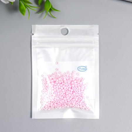 Glass 8/0 "Marshmallow. Matte. Pink marshmallow" 10 g-2