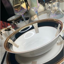 Салатник Lenardi Black Baccara, d=23 см