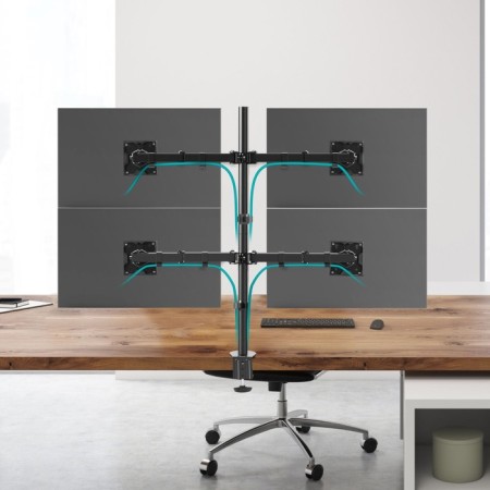 Broat Black 13 "-32" Max.32kg Table Turn and Slop for Monitors Black Black-2