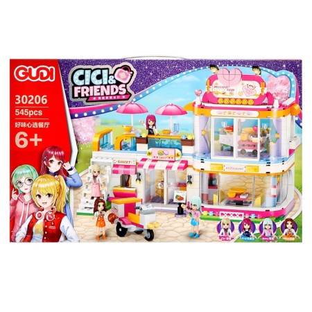 Constructor girlfriend "Fashion Cafe", 545 parts-3