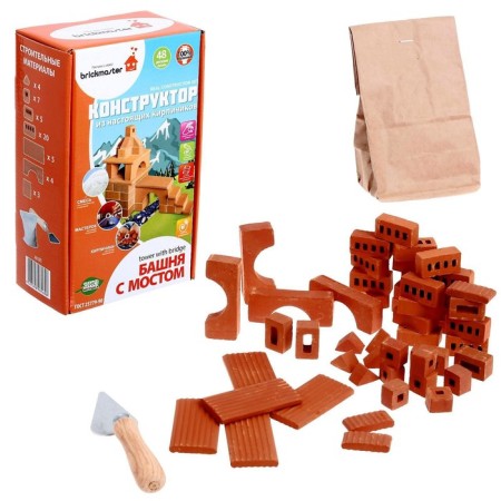 Ceramic designer "Tower with a bridge"