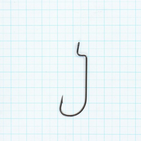Hooks Volzhanka Worm Offset Hook No. 3/0, 10 pcs-1