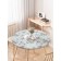 Tables on the table “Tenderness”, round, oxford, elastic band, size 120x120 cm, diameter 75-100 cm