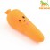 Brying toy "carrots" for dogs, 12 cm, orange