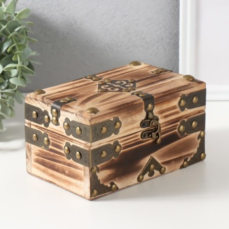 Casket chest "Adeline" brown 17.5x11x9.5