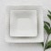Ceramic “airiness” salad bowl, 800 ml, d = 21.7 cm, white color