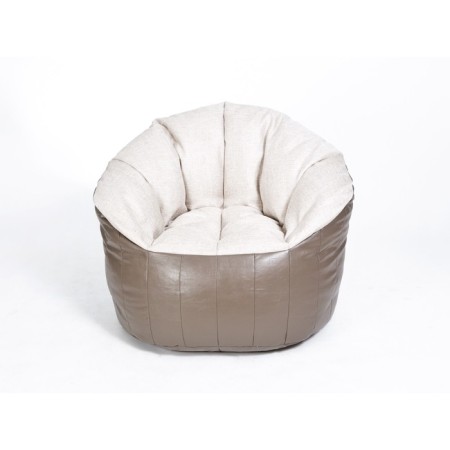 Handwheel armchair "Relax lux", coffee color, eco -leather, matting
