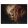 Khlest picture on the subframe "Fury" 50x70 cm