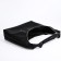 Shopper bag, outer pocket, black color