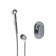Fixer for the bidet Wasserkraft A15356, with a hygienic shower, a hose 100 cm, brass, chrome