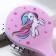Massage comb round "Unicorn" 16.5x8 cm