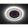Lamp built -in era DK LD42, IP20, 50W, 95x25 mm, 4000k, white/white color